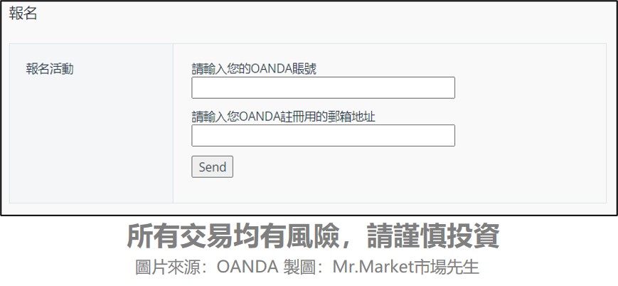 OANDA(安達) x 財經M平方》福利活動2