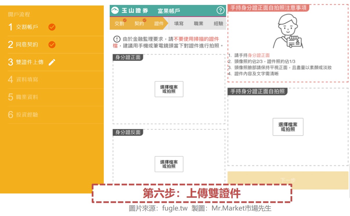 第六步：上傳雙證件