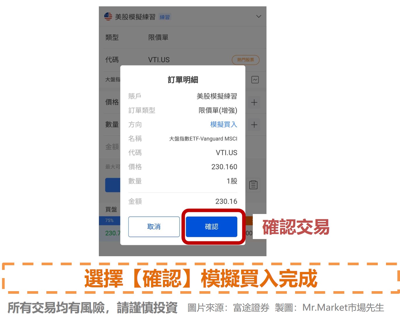 富途模擬倉3