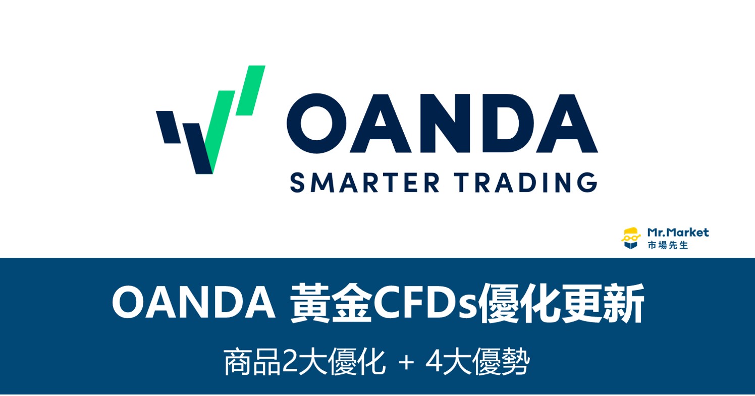OANDA黃金CFD商品優化與交易優勢介紹