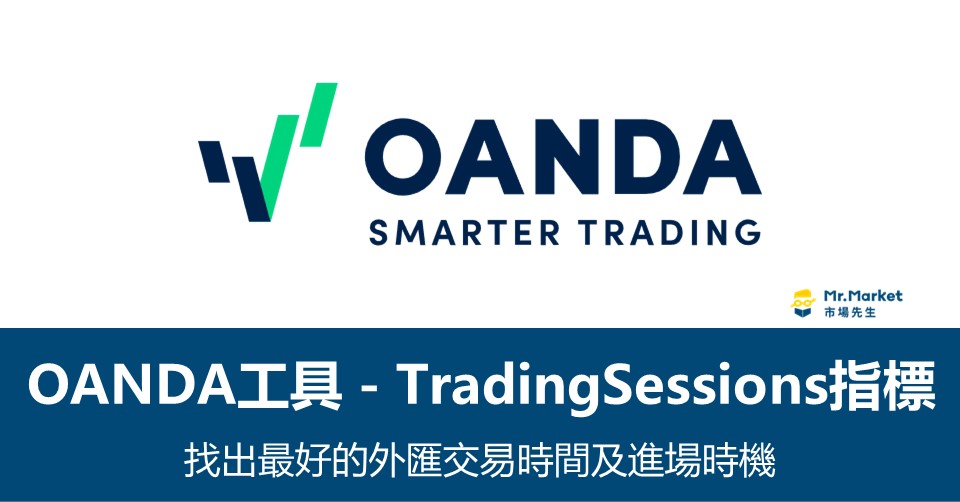 OANDA(安達)用TradingSessions指標－找出最好的外匯交易時間及進場時機