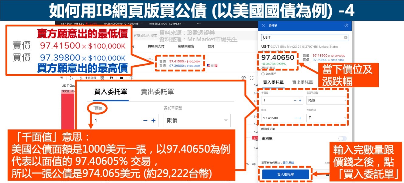 如何用IB網頁版買公債-4