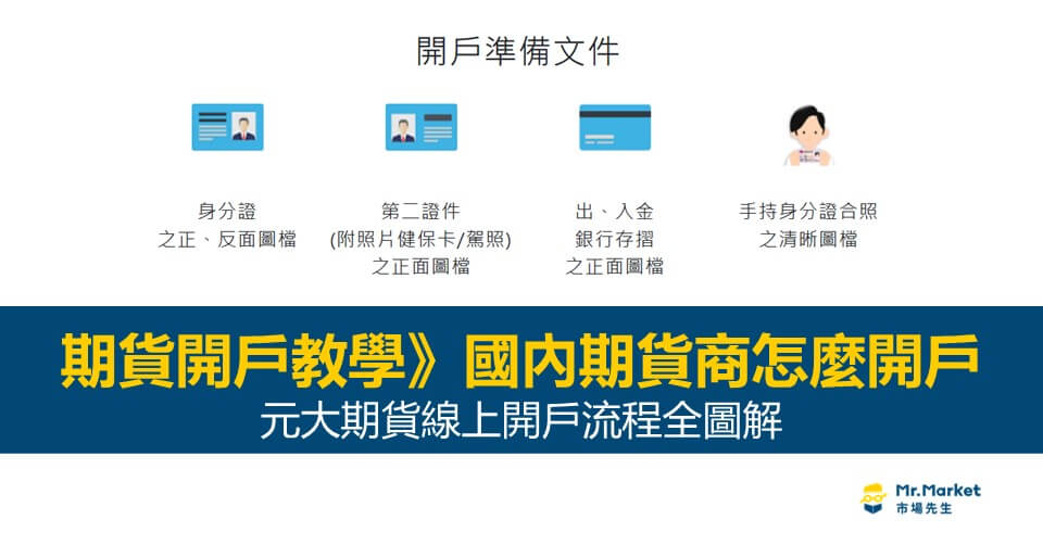 元大期貨開戶》線上開戶流程全圖解