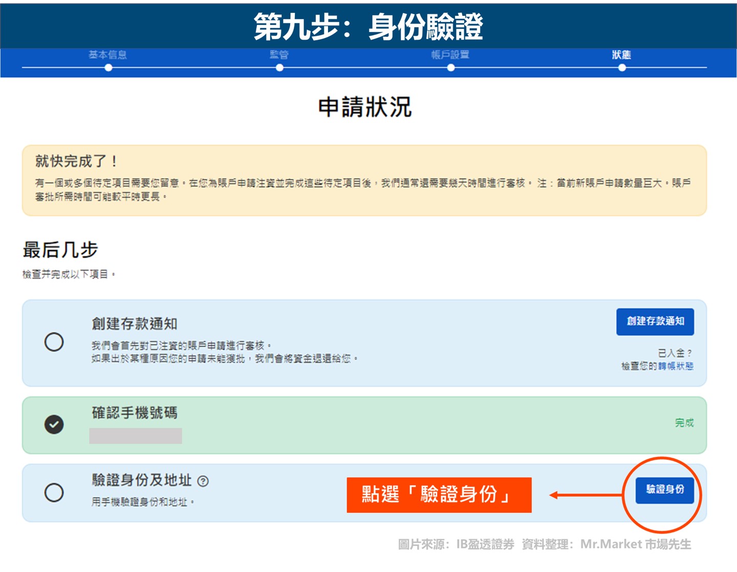 IB盈透證券開戶教學-步驟9-身分驗證