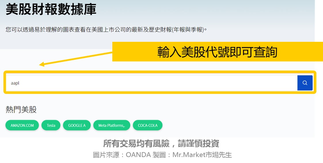OANDA 輸入代號