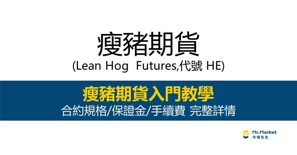 瘦豬期貨入門教學｜下單交易前需要知道的 合約規格/保證金/手續費 完整詳情
