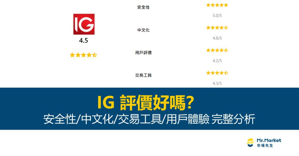 IG交易平台評價｜優缺點/安全性完整分析