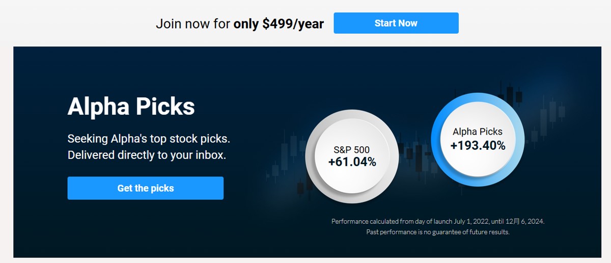 Alpha picks 訂閱費用價格
