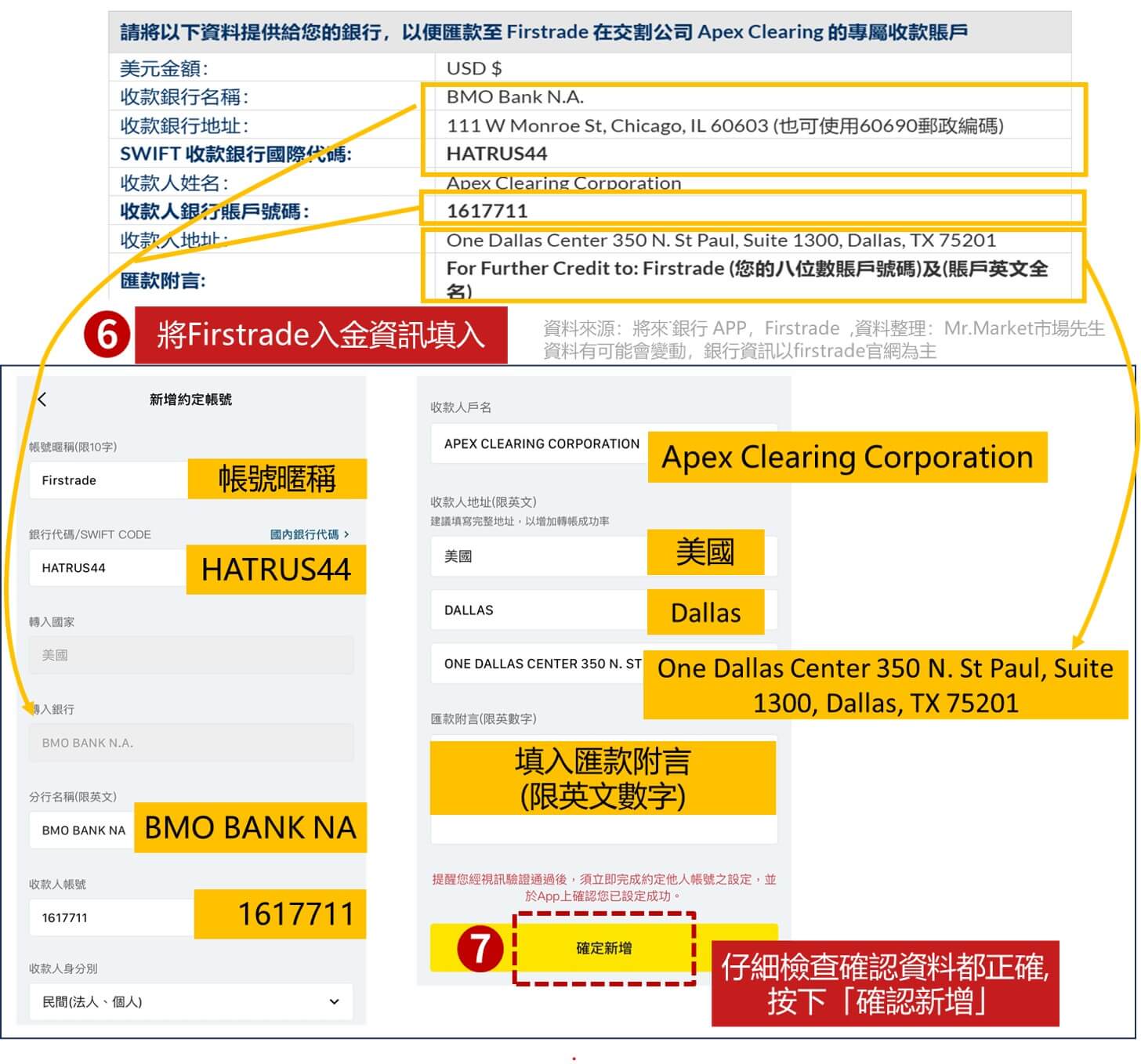 將來銀行約定firstrade帳戶設定步驟教學