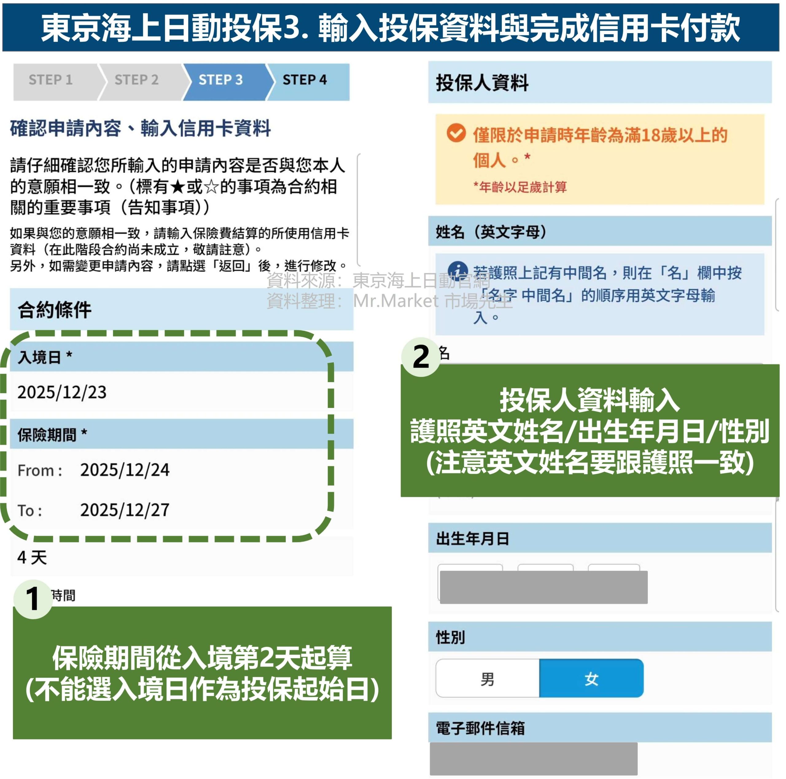 東京海上日動投保流程3-1